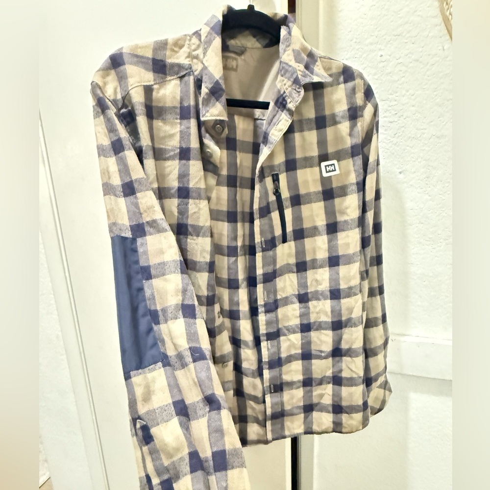 Belly Hansen plaid button down shirt small
